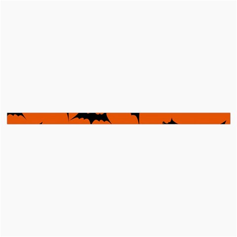 Halloween Card With Bats Flying Pattern Roll Up Canvas Pencil Holder (S) from ArtsNow.com Strap