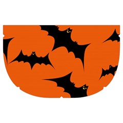 Halloween Card With Bats Flying Pattern Make Up Case (Medium) from ArtsNow.com Side Right