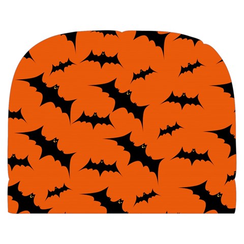 Halloween Card With Bats Flying Pattern Make Up Case (Large) from ArtsNow.com Back