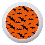 Halloween Card With Bats Flying Pattern Dento Box with Mirror