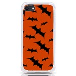Halloween Card With Bats Flying Pattern iPhone SE