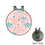 Cute Owl Doodles With Moon Star Seamless Pattern Hat Clips with Golf Markers