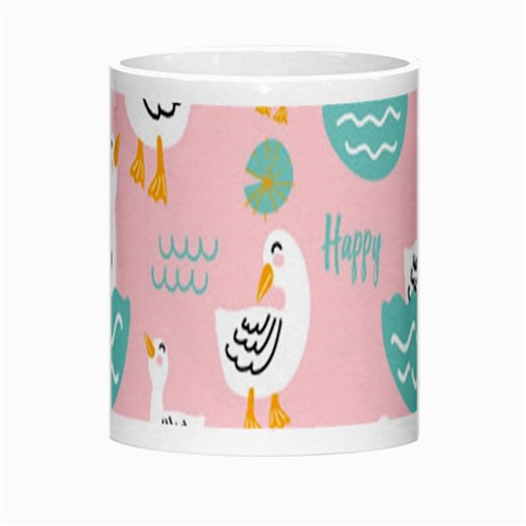 Cute Owl Doodles With Moon Star Seamless Pattern Morph Mug from ArtsNow.com Center