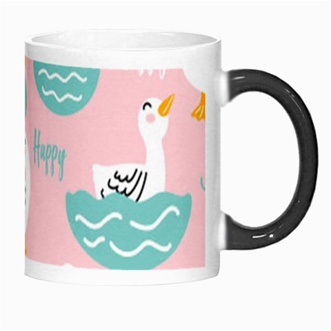 Cute Owl Doodles With Moon Star Seamless Pattern Morph Mug from ArtsNow.com Right