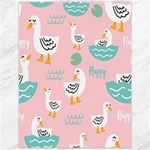 Cute Owl Doodles With Moon Star Seamless Pattern Canvas 12  x 16 