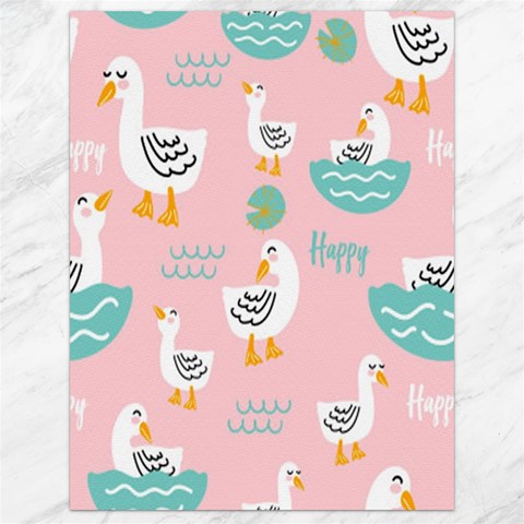 Cute Owl Doodles With Moon Star Seamless Pattern Canvas 18  x 24  from ArtsNow.com 17.8 x23.08  Canvas - 1