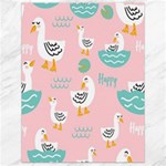 Cute Owl Doodles With Moon Star Seamless Pattern Canvas 18  x 24 