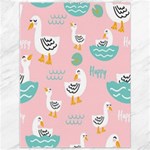 Cute Owl Doodles With Moon Star Seamless Pattern Canvas 36  x 48 
