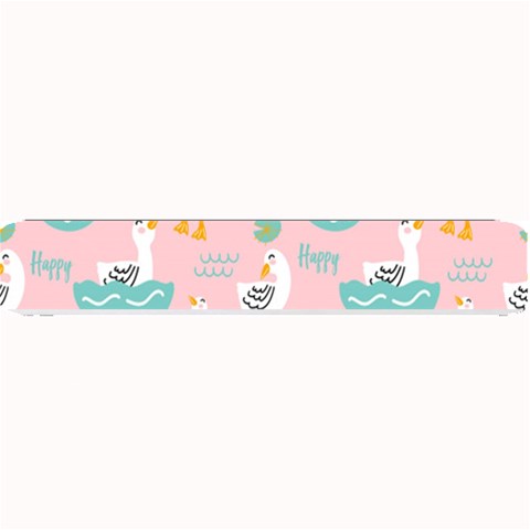 Cute Owl Doodles With Moon Star Seamless Pattern Small Bar Mat from ArtsNow.com 24 x4  Bar Mat