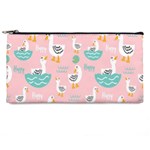 Cute Owl Doodles With Moon Star Seamless Pattern Pencil Case