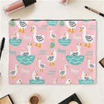 Cute Owl Doodles With Moon Star Seamless Pattern Cosmetic Bag (XL)