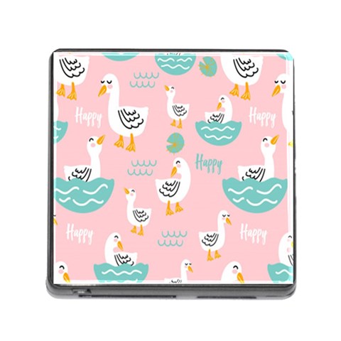 Cute Owl Doodles With Moon Star Seamless Pattern Memory Card Reader (Square 5 Slot) from ArtsNow.com Front