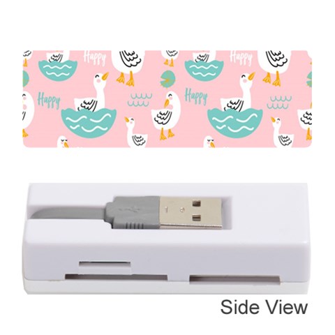Cute Owl Doodles With Moon Star Seamless Pattern Memory Card Reader (Stick) from ArtsNow.com Front