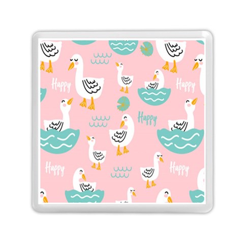 Cute Owl Doodles With Moon Star Seamless Pattern Memory Card Reader (Square) from ArtsNow.com Front