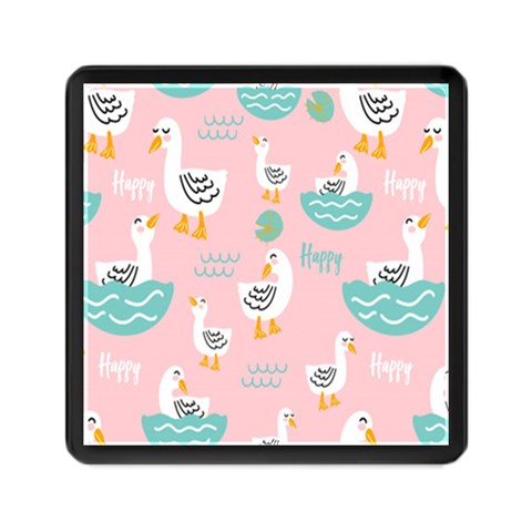 Cute Owl Doodles With Moon Star Seamless Pattern Memory Card Reader (Square) from ArtsNow.com Front