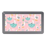 Cute Owl Doodles With Moon Star Seamless Pattern Memory Card Reader (Mini)