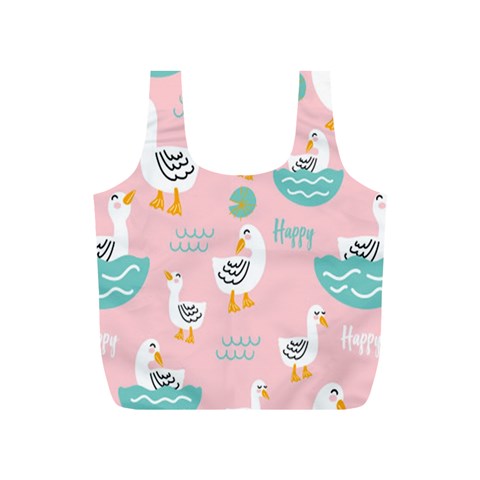 Cute Owl Doodles With Moon Star Seamless Pattern Full Print Recycle Bag (S) from ArtsNow.com Front