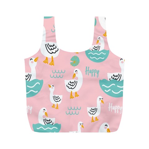 Cute Owl Doodles With Moon Star Seamless Pattern Full Print Recycle Bag (M) from ArtsNow.com Front