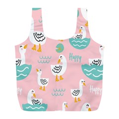 Cute Owl Doodles With Moon Star Seamless Pattern Full Print Recycle Bag (L) from ArtsNow.com Front