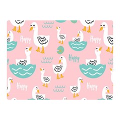 Cute Owl Doodles With Moon Star Seamless Pattern Two Sides Premium Plush Fleece Blanket (Mini) from ArtsNow.com 35 x27  Blanket Front