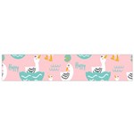 Cute Owl Doodles With Moon Star Seamless Pattern Small Premium Plush Fleece Scarf