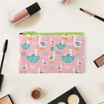Cute Owl Doodles With Moon Star Seamless Pattern Cosmetic Bag (XS)