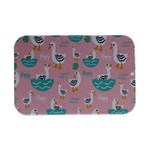 Cute Owl Doodles With Moon Star Seamless Pattern Open Lid Metal Box (Silver)  