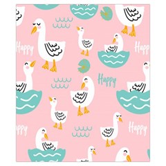 Cute Owl Doodles With Moon Star Seamless Pattern Drawstring Pouch (XS) from ArtsNow.com Front