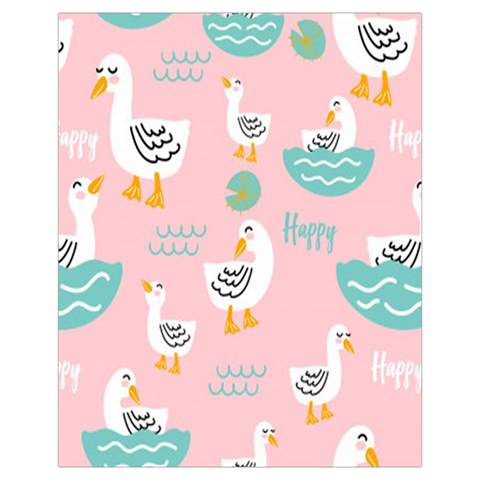 Cute Owl Doodles With Moon Star Seamless Pattern Drawstring Pouch (XL) from ArtsNow.com Back