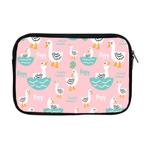 Cute Owl Doodles With Moon Star Seamless Pattern Apple MacBook Pro 17  Zipper Case from ArtsNow.com Front