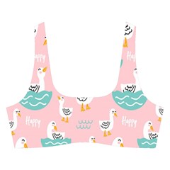 Cute Owl Doodles With Moon Star Seamless Pattern Cross Back Hipster Bikini Set from ArtsNow.com Front