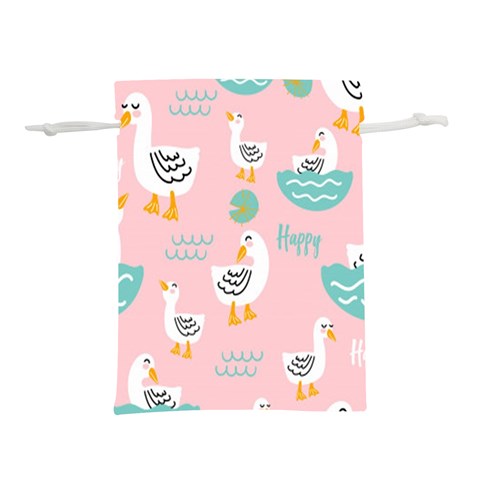 Cute Owl Doodles With Moon Star Seamless Pattern Lightweight Drawstring Pouch (M) from ArtsNow.com Front