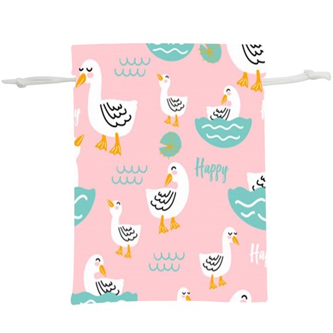 Cute Owl Doodles With Moon Star Seamless Pattern Lightweight Drawstring Pouch (XL) from ArtsNow.com Front
