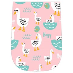 Cute Owl Doodles With Moon Star Seamless Pattern Wristlet Pouch Bag (Small) from ArtsNow.com Left Side