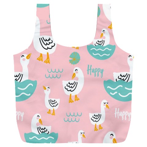 Cute Owl Doodles With Moon Star Seamless Pattern Full Print Recycle Bag (XXL) from ArtsNow.com Front