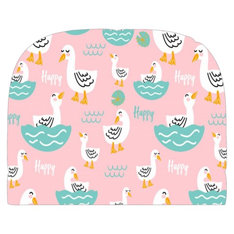Cute Owl Doodles With Moon Star Seamless Pattern Make Up Case (Large) from ArtsNow.com Back