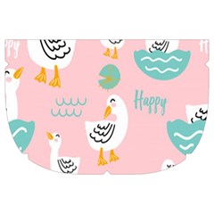 Cute Owl Doodles With Moon Star Seamless Pattern Make Up Case (Large) from ArtsNow.com Side Left