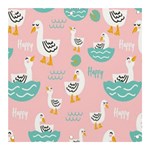 Cute Owl Doodles With Moon Star Seamless Pattern Banner and Sign 3  x 3 