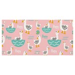 Cute Owl Doodles With Moon Star Seamless Pattern Banner and Sign 6  x 3 