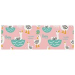 Cute Owl Doodles With Moon Star Seamless Pattern Banner and Sign 9  x 3 