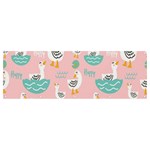 Cute Owl Doodles With Moon Star Seamless Pattern Banner and Sign 12  x 4 