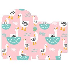 Cute Owl Doodles With Moon Star Seamless Pattern Playing Cards Single Design (Rectangle) with Custom Box from ArtsNow.com Poker Box