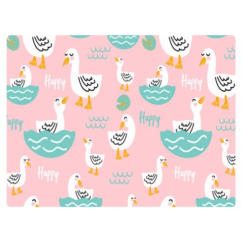 Cute Owl Doodles With Moon Star Seamless Pattern Two Sides Premium Plush Fleece Blanket (Extra Small) from ArtsNow.com 40 x30  Blanket Front