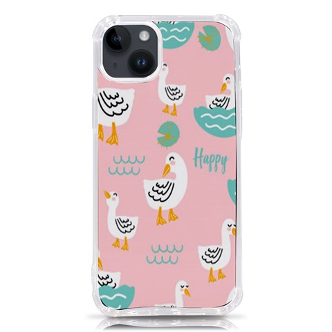 Cute Owl Doodles With Moon Star Seamless Pattern iPhone 14 Plus TPU UV Print Case from ArtsNow.com Front