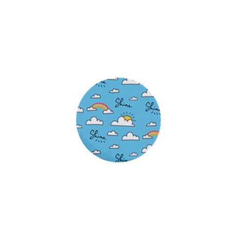 Sky Pattern 1  Mini Buttons from ArtsNow.com Front