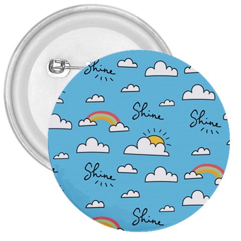 Sky Pattern 3  Buttons from ArtsNow.com Front