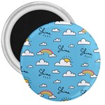 Sky Pattern 3  Magnets