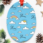 Sky Pattern Ornament (Oval)
