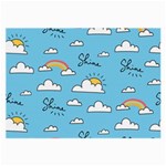 Sky Pattern Large Glasses Cloth (2 Sides)