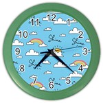 Sky Pattern Color Wall Clock